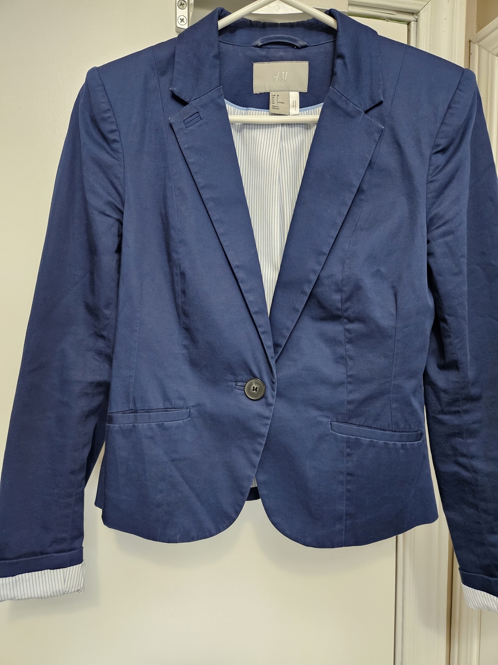 **3 for $20 **H&M Navy Single-Button Blazer